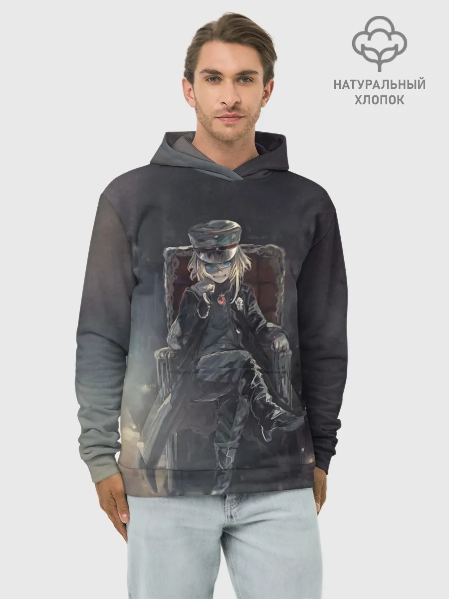 Худи мужской база хлопок / Devil of the Rhine