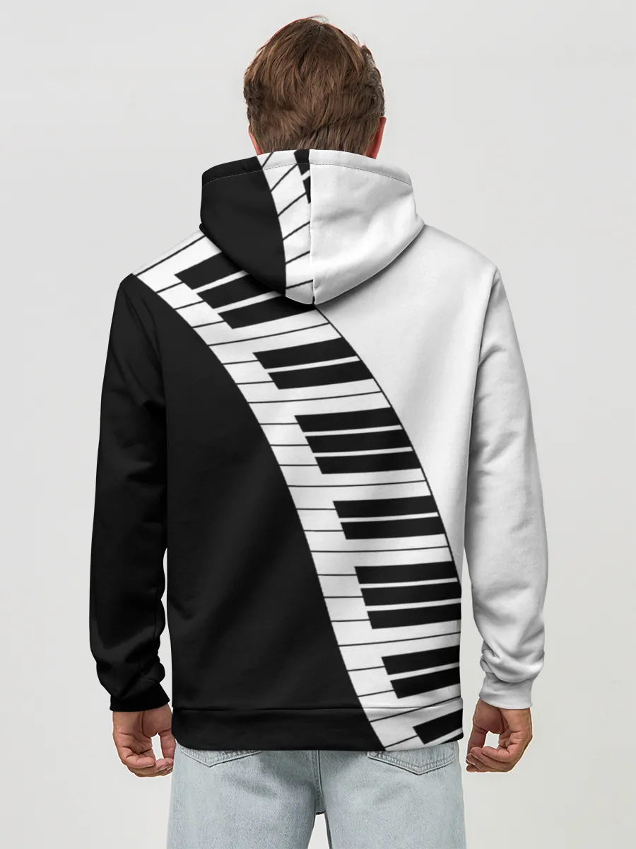Худи мужской база хлопок / Piano | Пианино