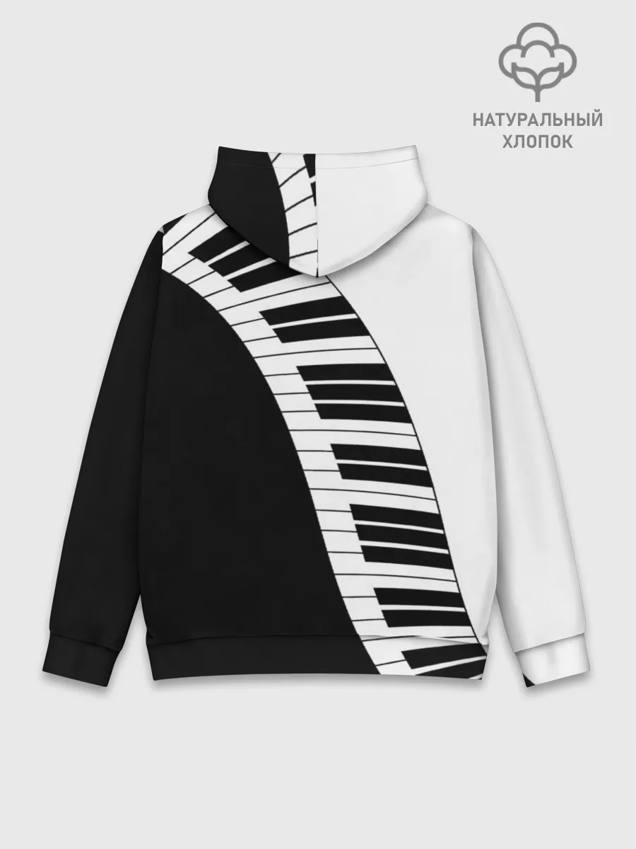 Худи мужской база хлопок / Piano | Пианино