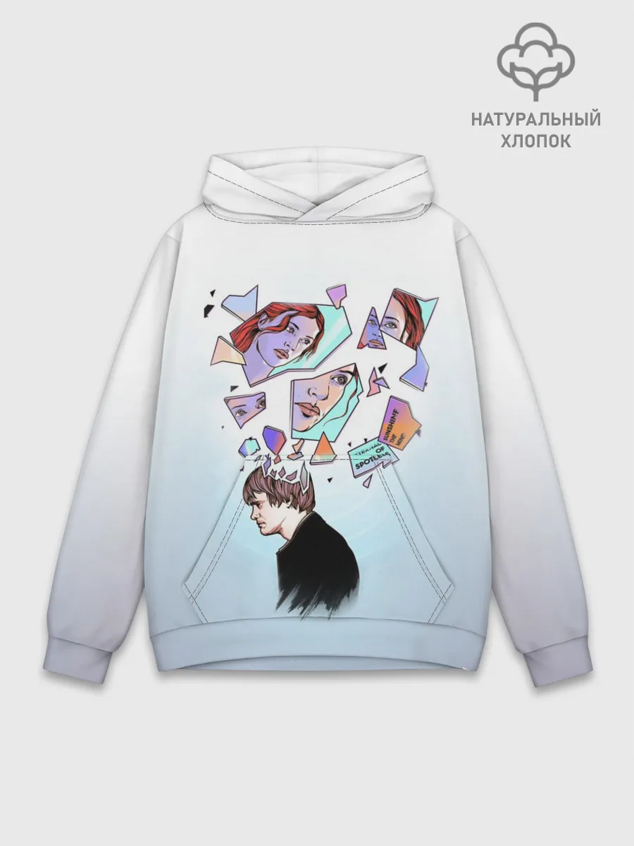 Худи мужской база хлопок / Eternal sunshine