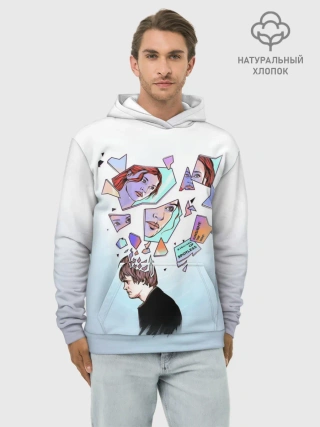 Худи мужской база хлопок / Eternal sunshine