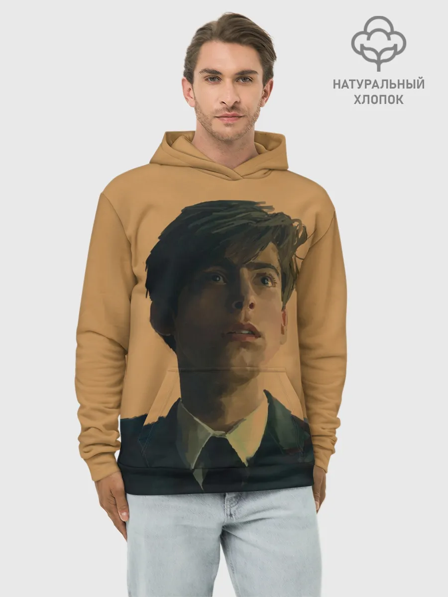 Худи мужской база хлопок / Пятый - Академия амбрелла