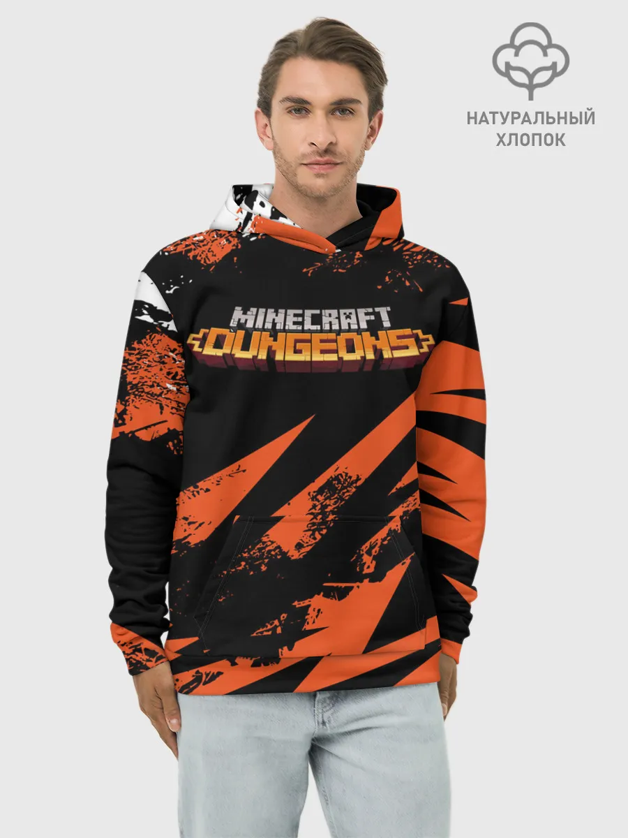 Худи мужской база хлопок / Minecraft: Dungeons