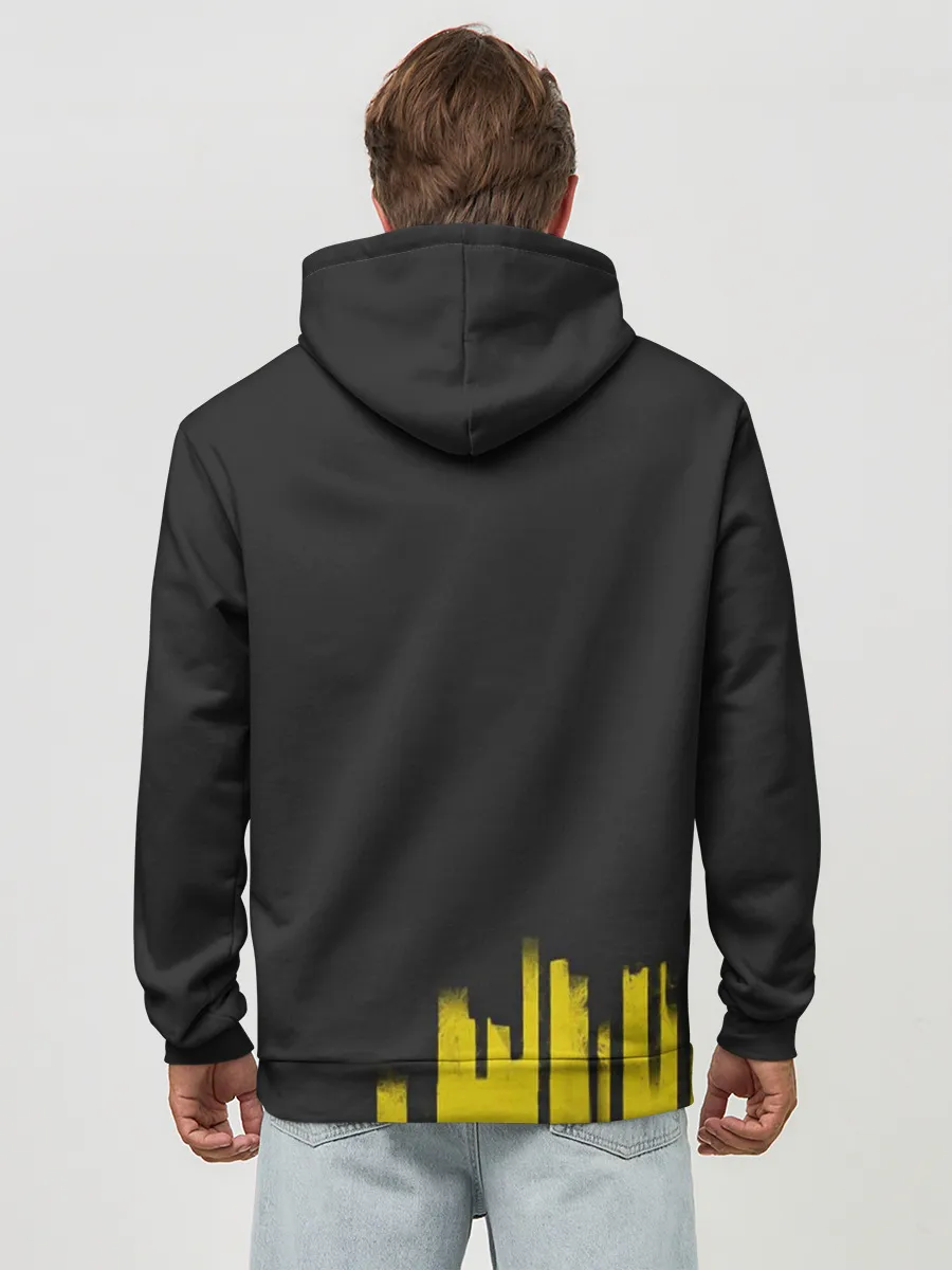 Худи мужской база хлопок / Skull One Piece