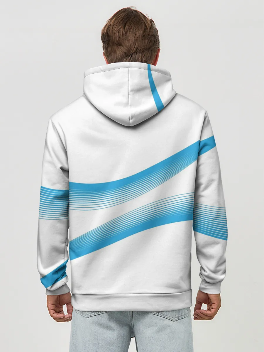 Худи мужской база хлопок / Волны