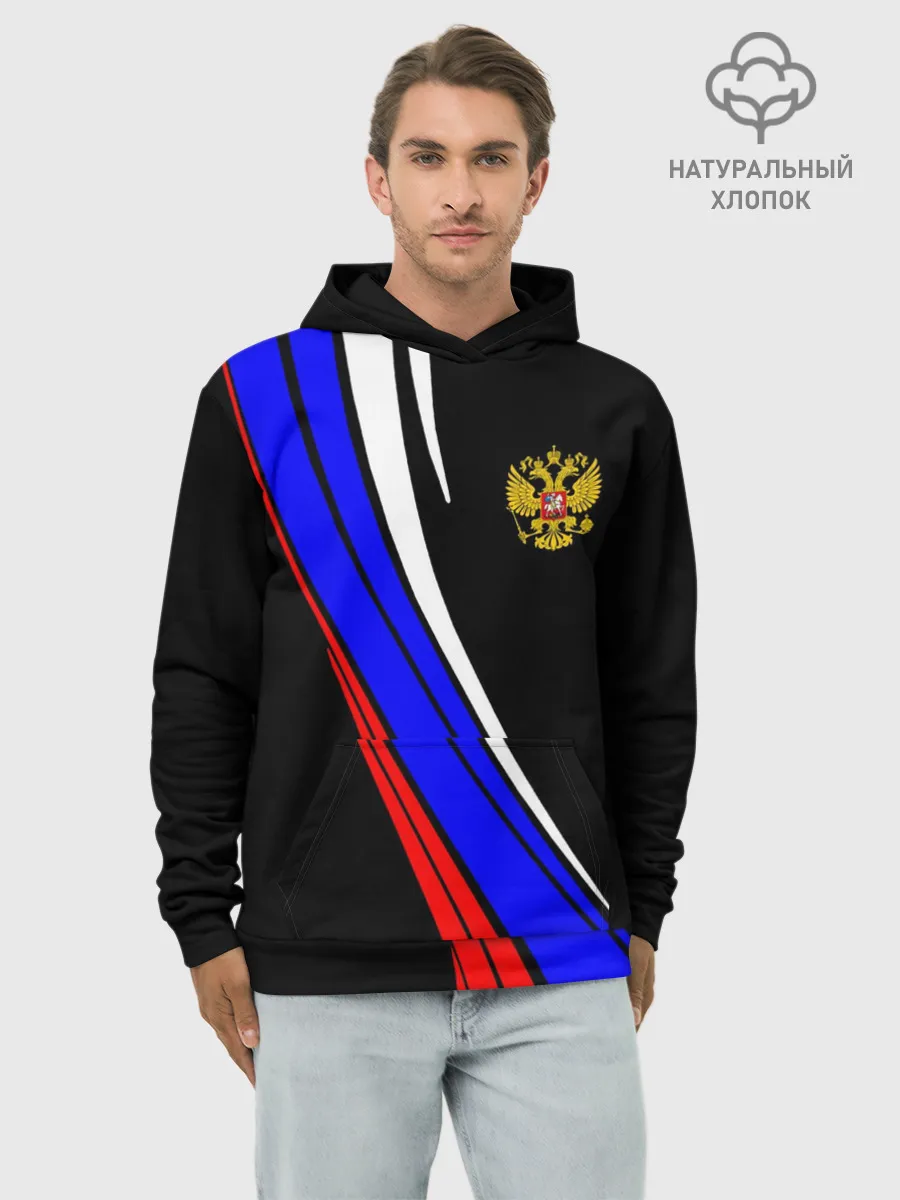 Худи мужской база хлопок / Russia | Россия