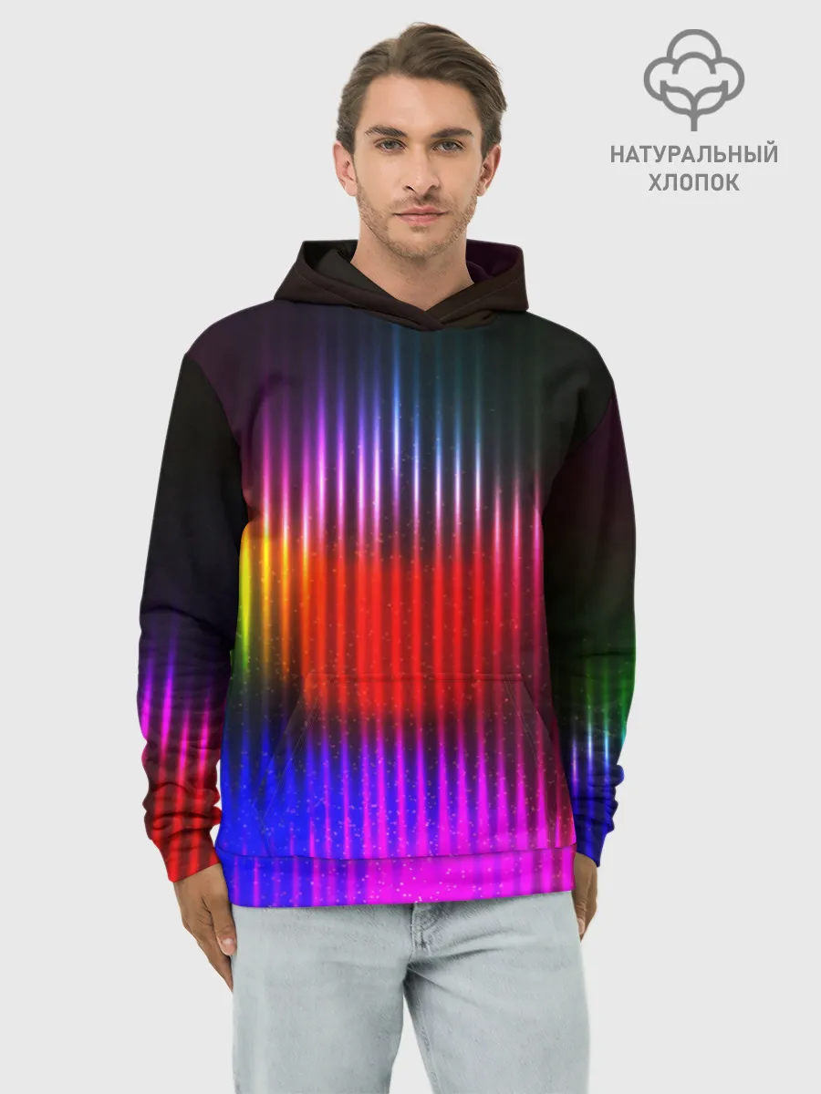 Худи мужской база хлопок / WAVES COLOR