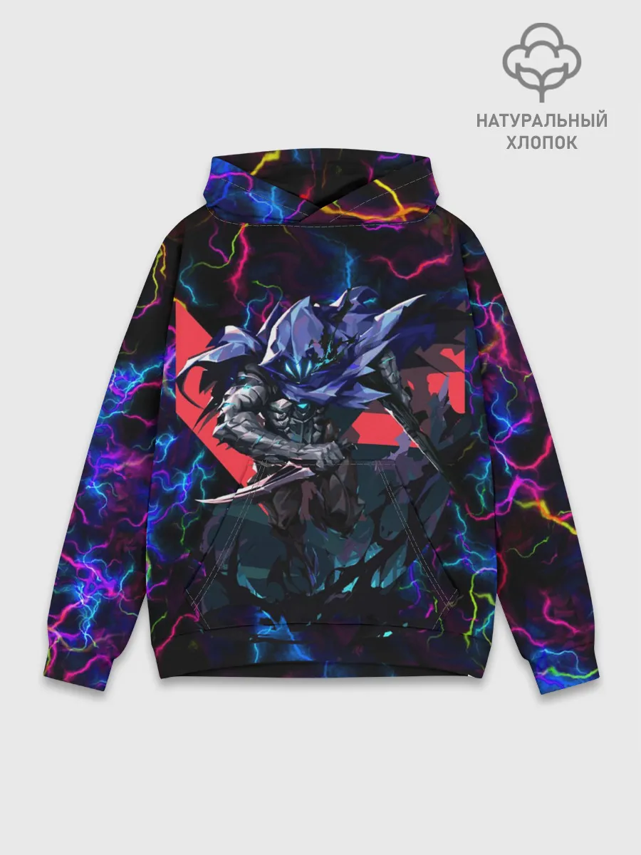 Худи мужской база хлопок / Omen | Valorant