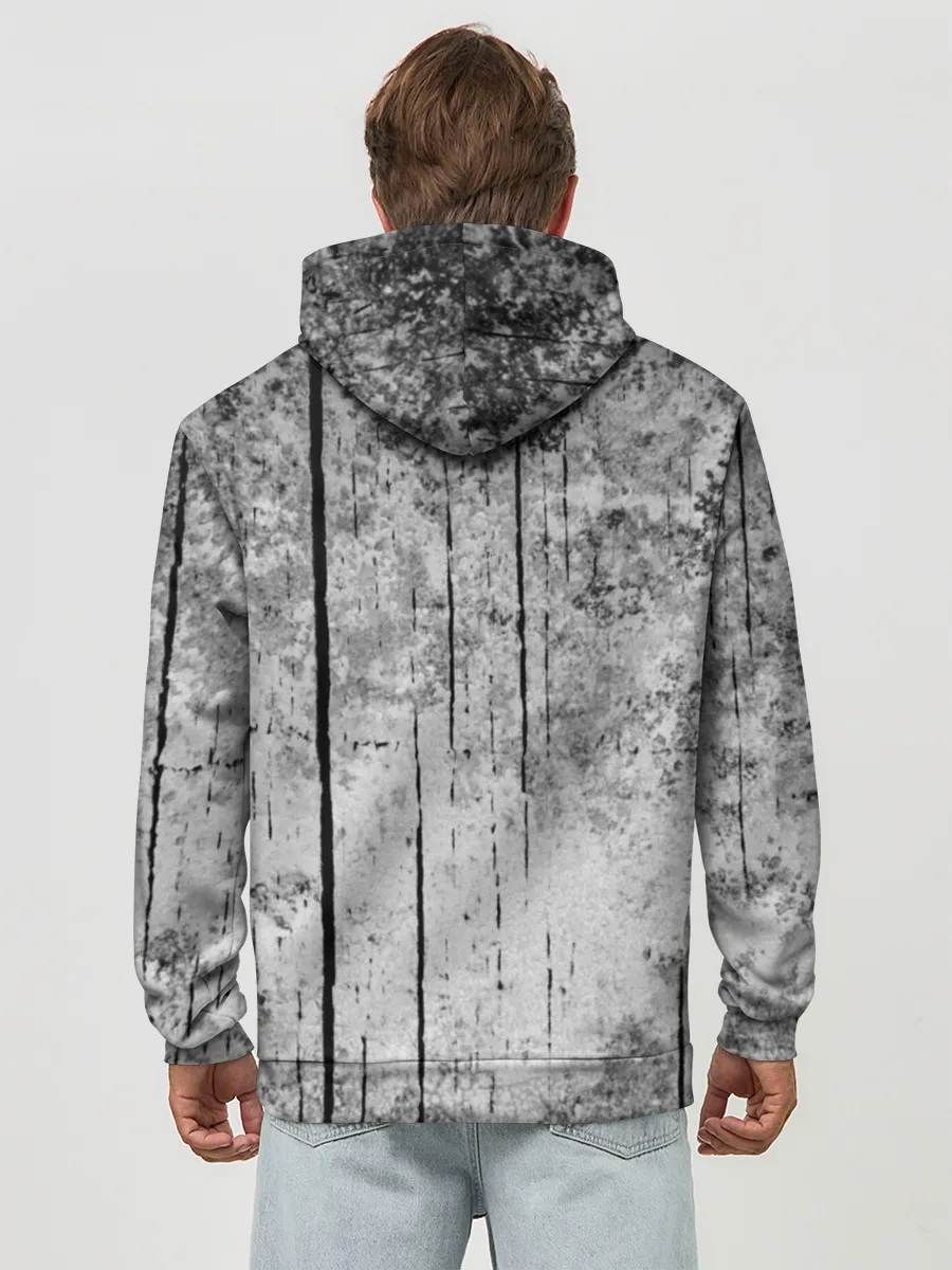 Худи мужской база хлопок / Грустная Панда