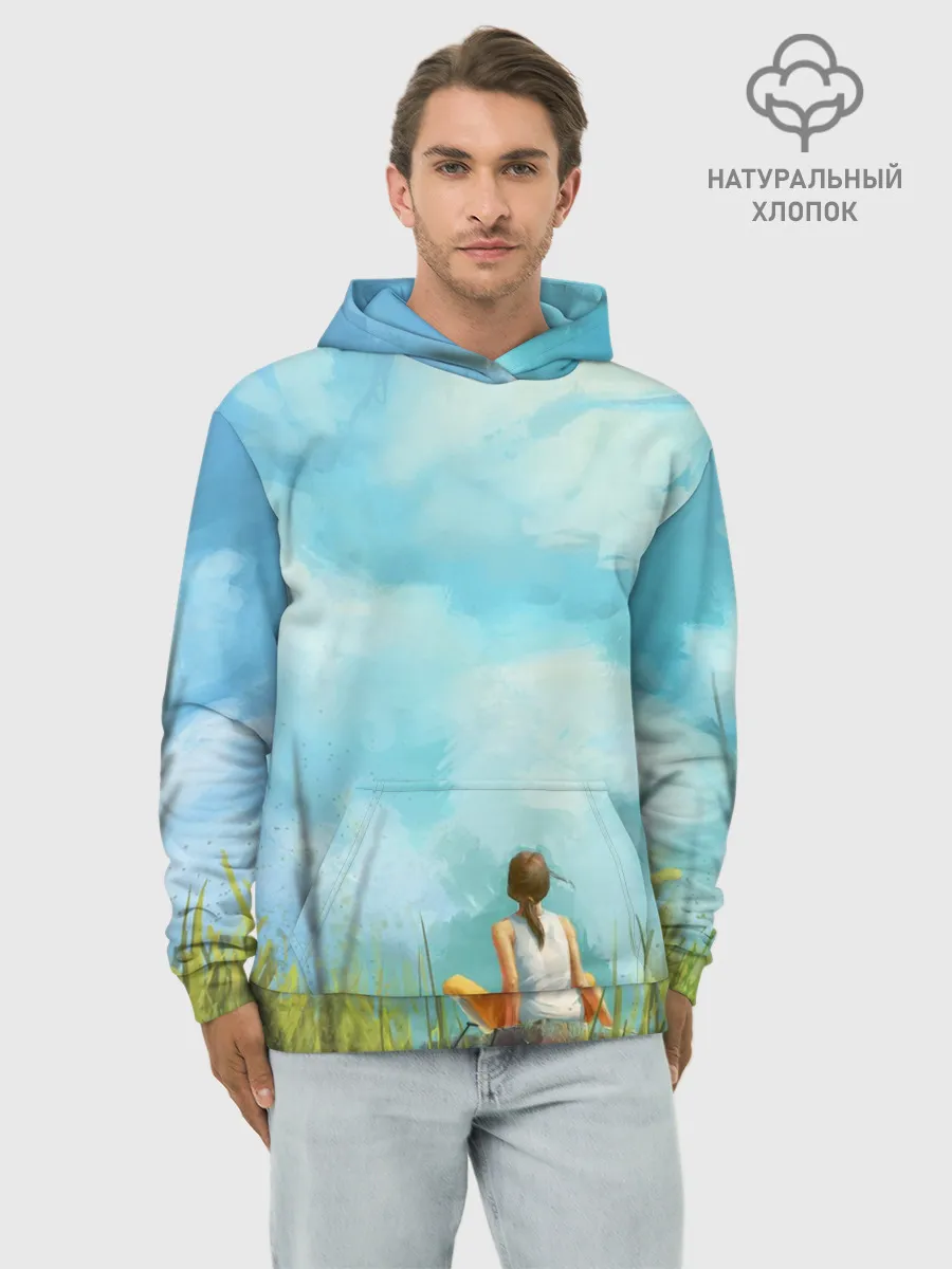 Худи мужской база хлопок / Cloud ART
