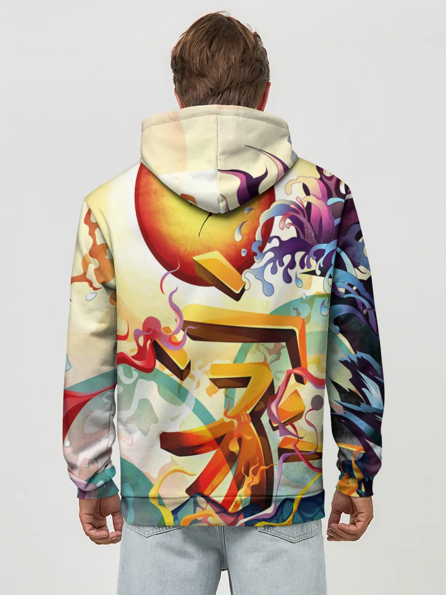 Худи мужской база хлопок / Dsquared tatoo