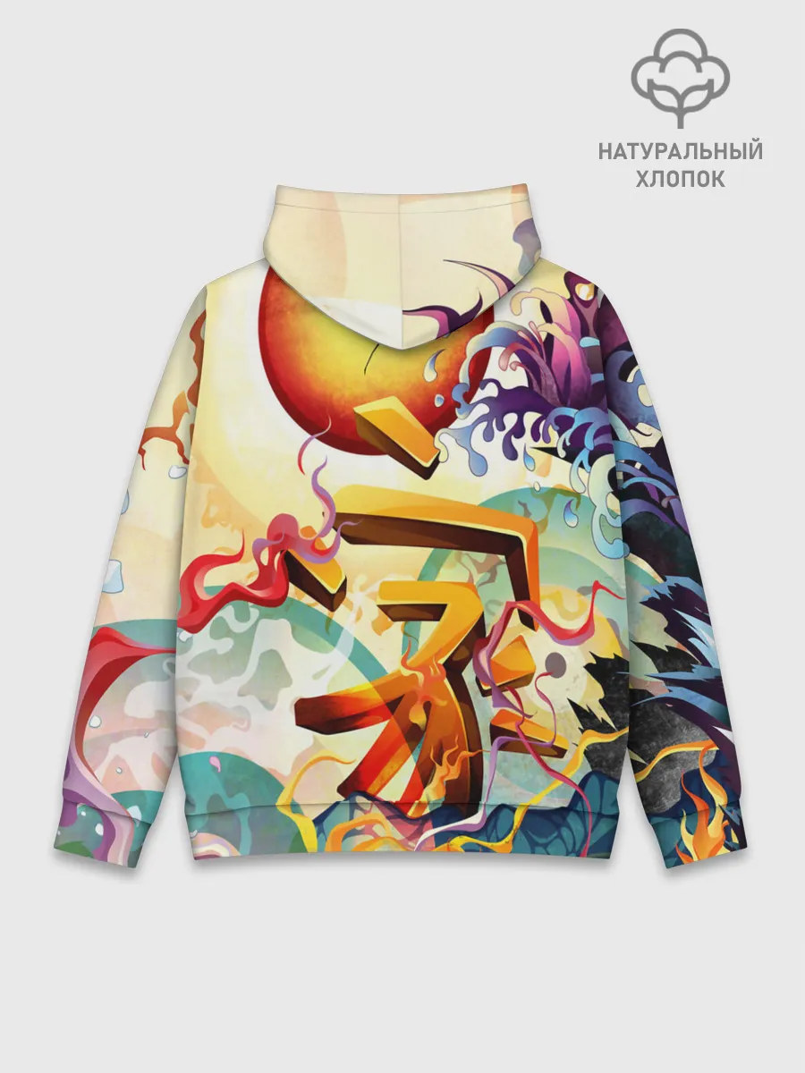 Худи мужской база хлопок / Dsquared tatoo