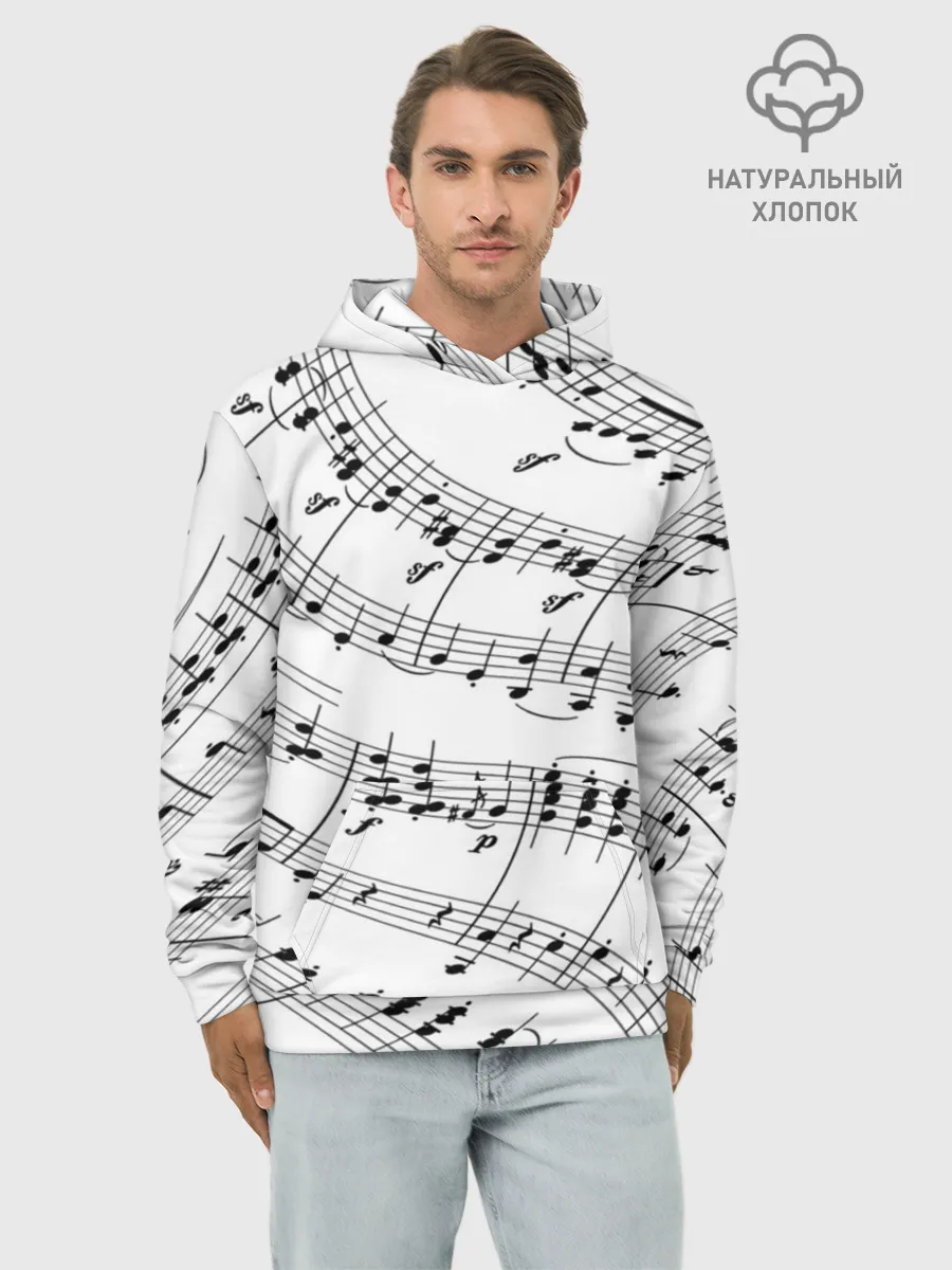 Худи мужской база хлопок / Melody | Текстура