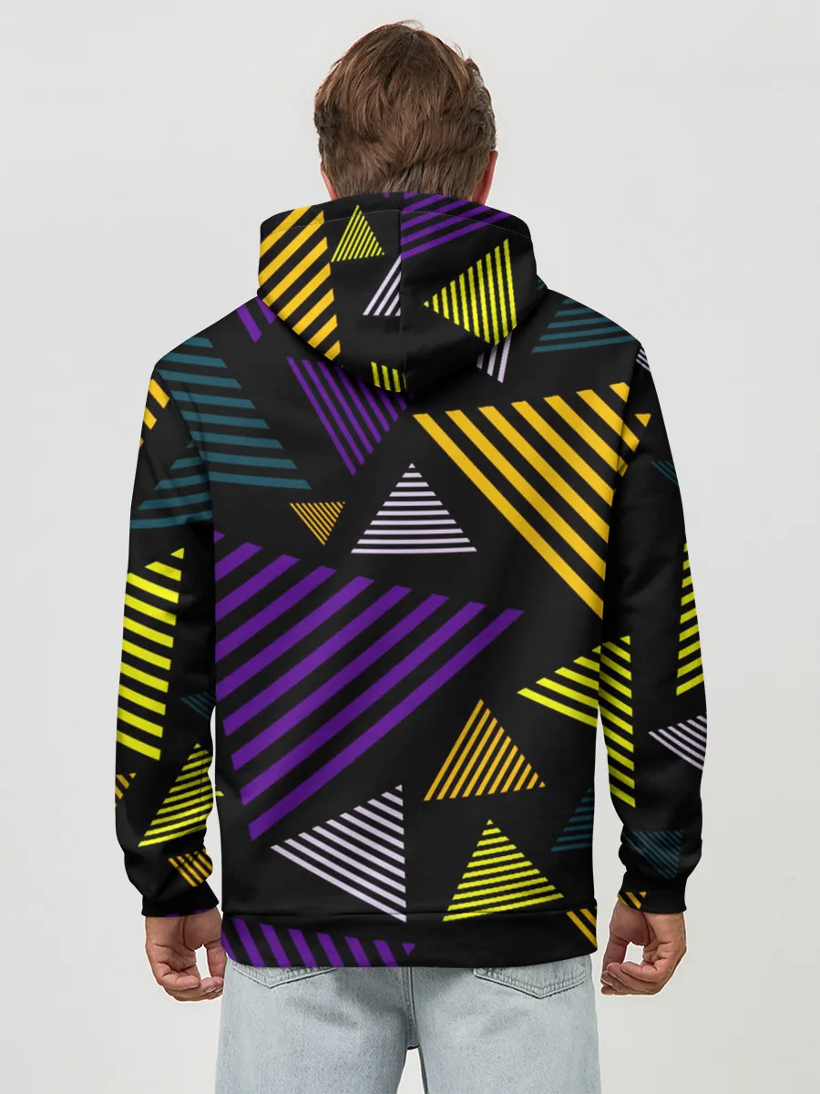 Худи мужской база хлопок / ГЕОМЕТРИЯ