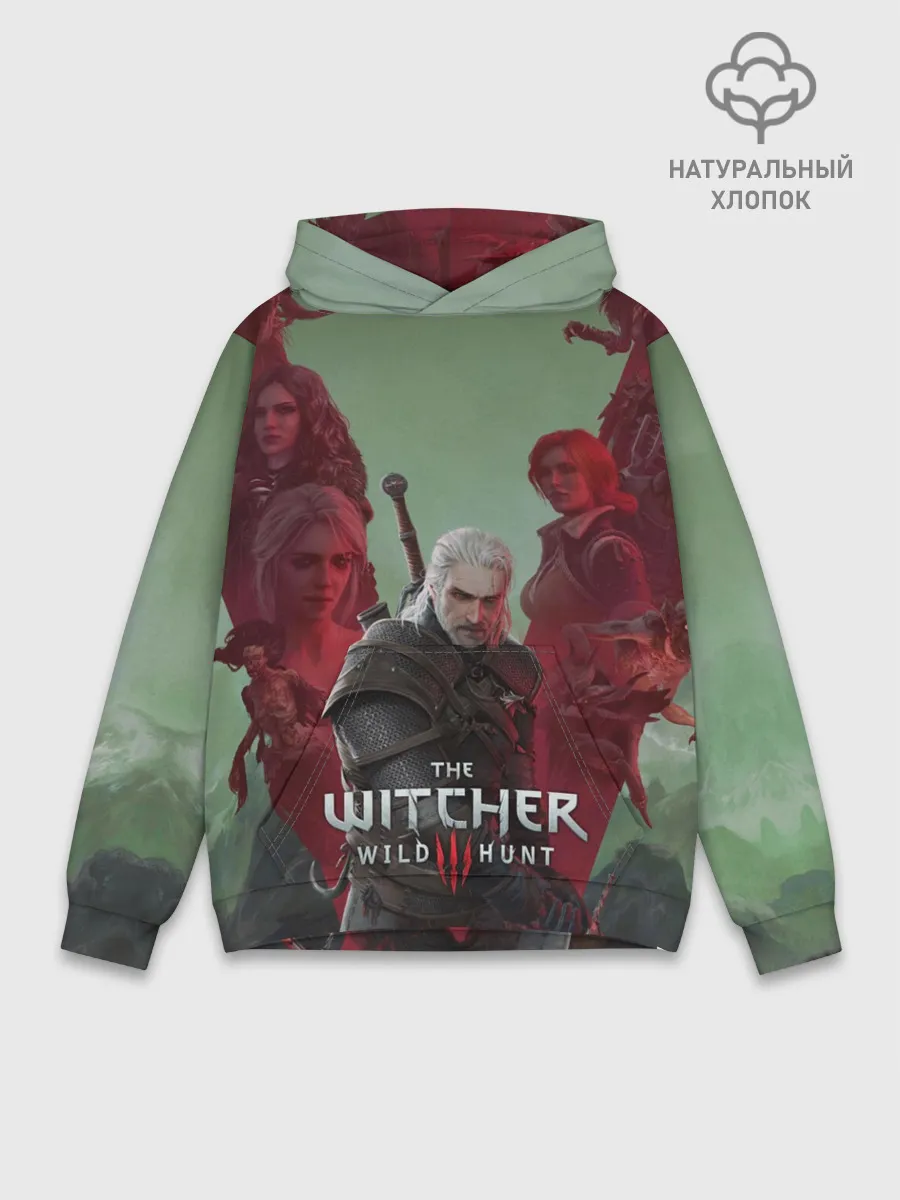 Худи мужской база хлопок / The Witcher 5-летие