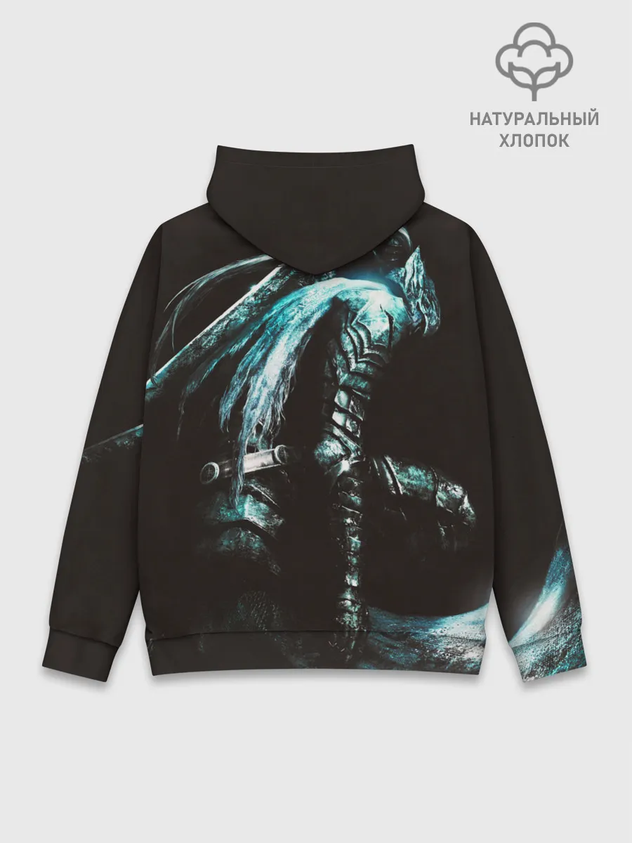 Худи мужской база хлопок / Dark Souls 3 Artorias art