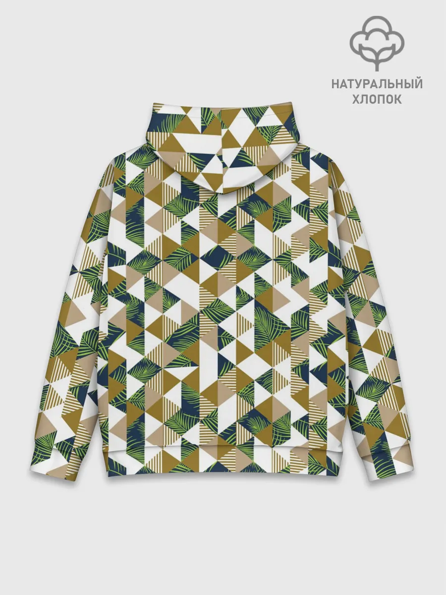 Худи мужской база хлопок / Хипстерские треугольники