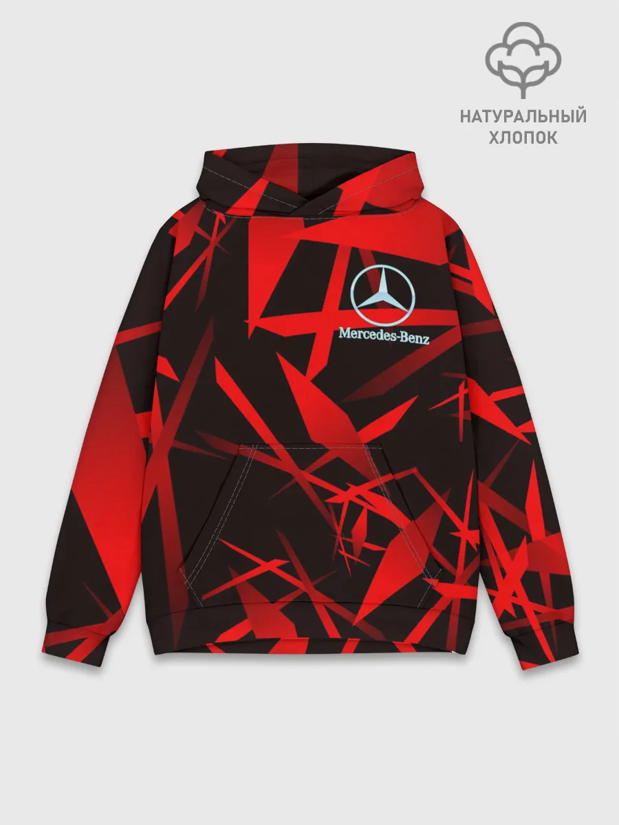 Худи мужской база хлопок / Mercedes-Benz