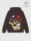 Худи мужской база хлопок / Sonic. Шедоу