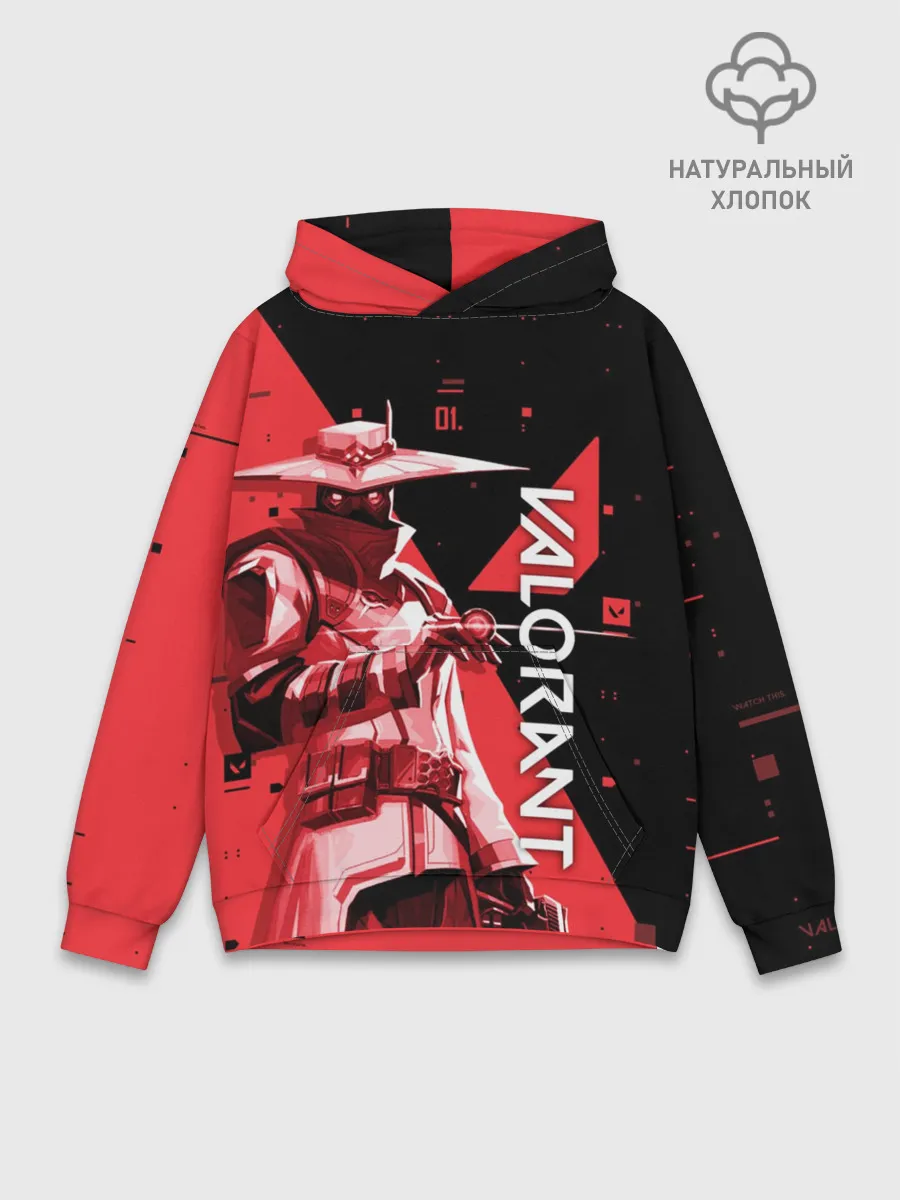 Худи мужской база хлопок / VALORANT