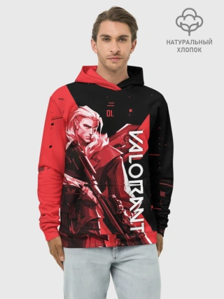 Худи мужской база хлопок / VALORANT