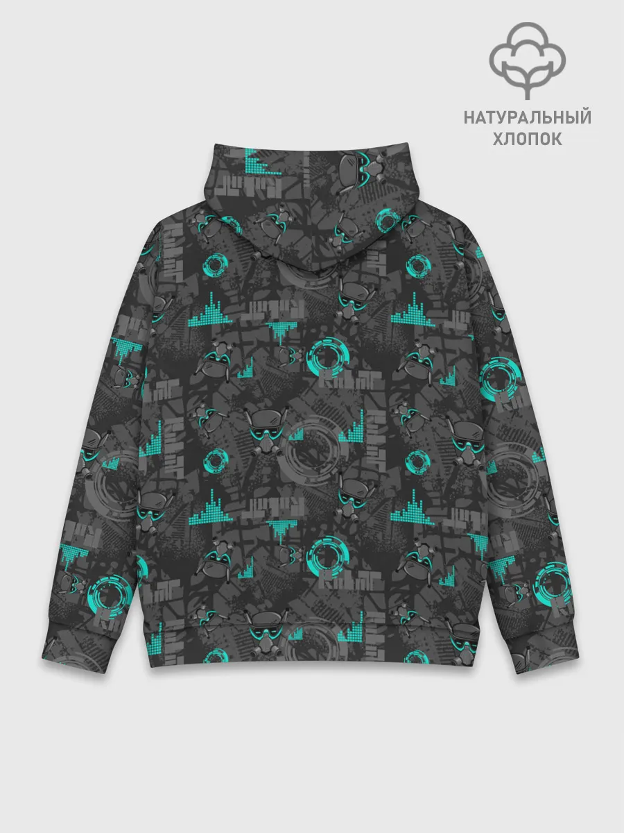 Худи мужской база хлопок / Cyber