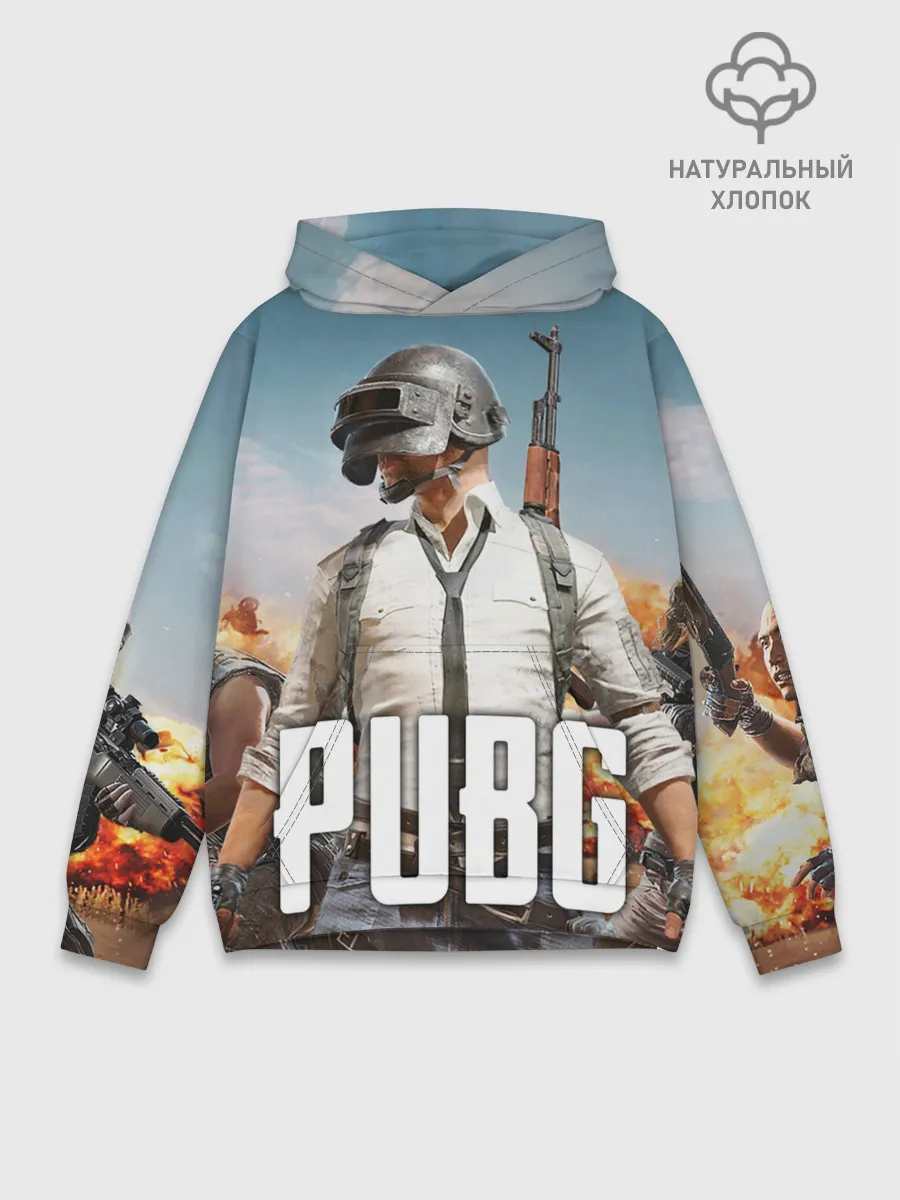 Худи мужской база хлопок / PUBG