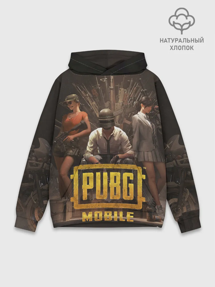 Худи мужской база хлопок / Pubg Mobile