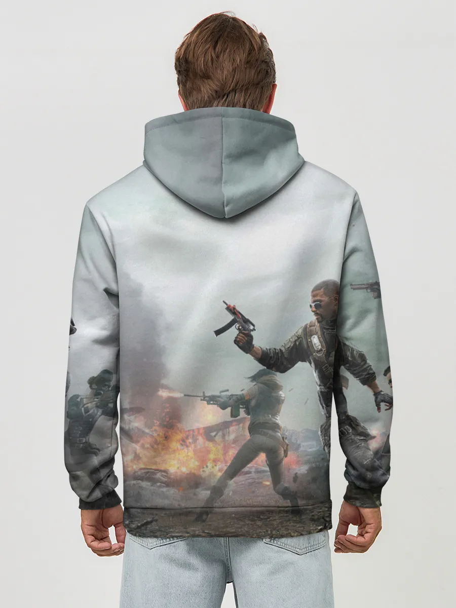 Худи мужской база хлопок / Pubg