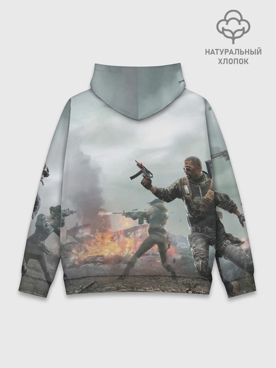 Худи мужской база хлопок / Pubg