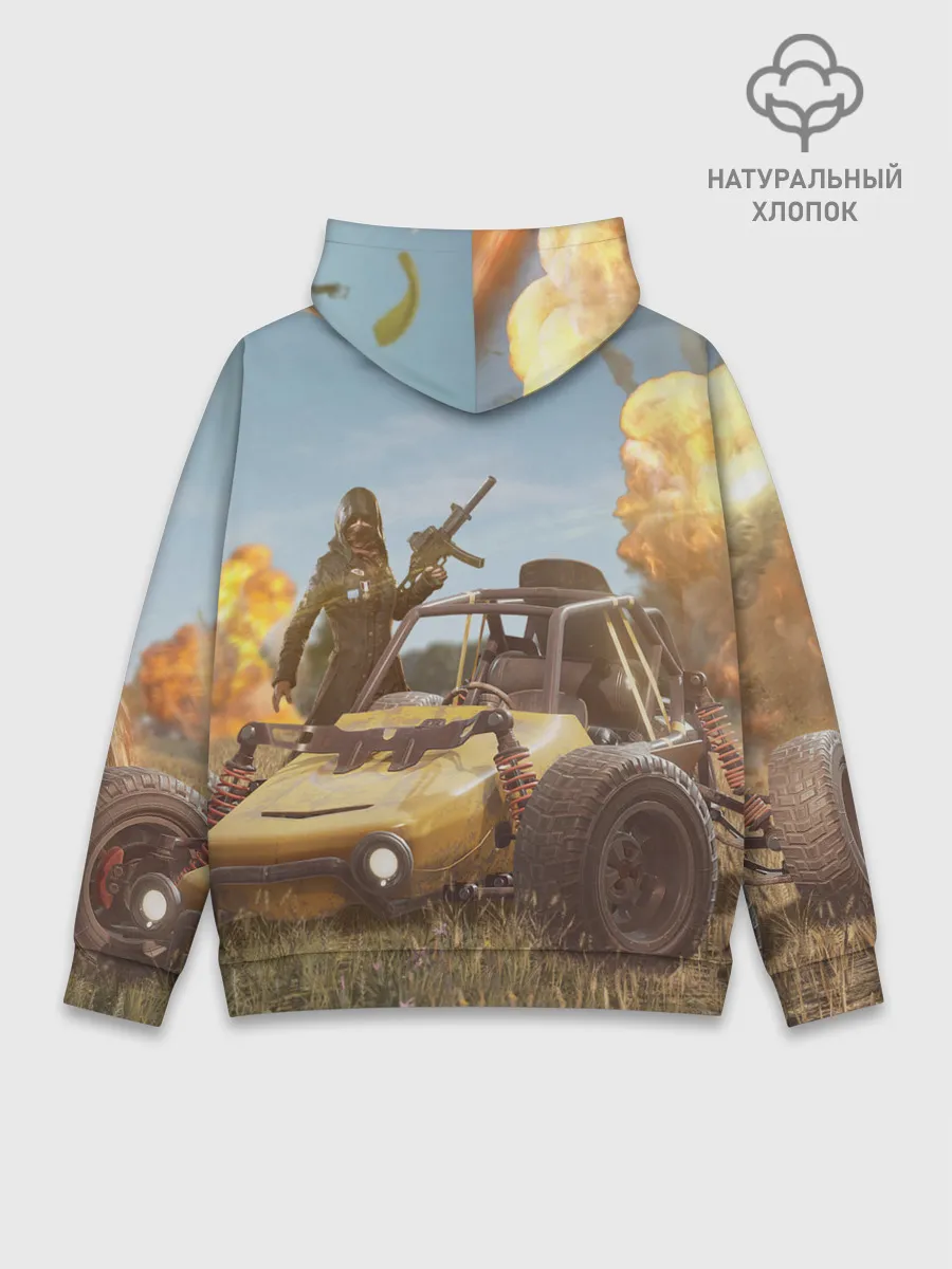 Худи мужской база хлопок / Pubg Mobile