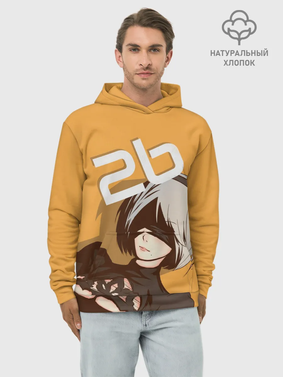 Худи мужской база хлопок / 2b