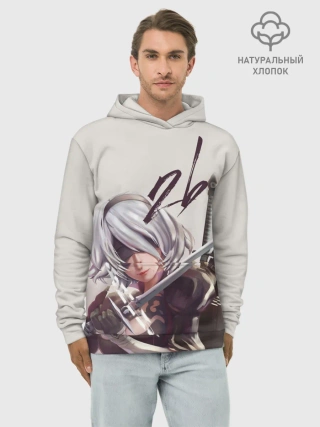 Худи мужской база хлопок / 2b