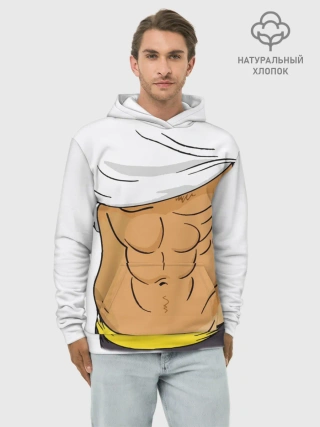 Худи мужской база хлопок / Мужской торс
