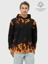 Худи мужской база хлопок / FIRE | ОГОНЬ