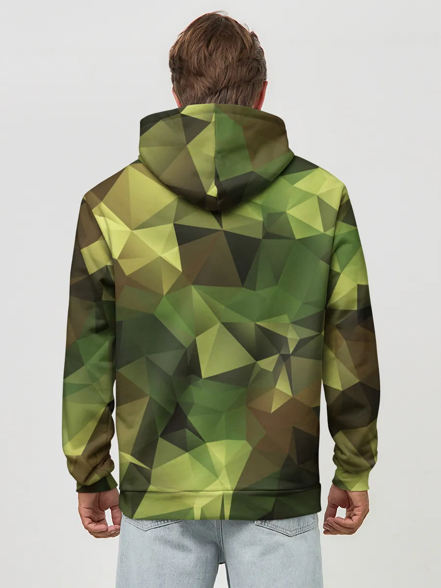 Худи мужской база хлопок / МИЛИТАРИ