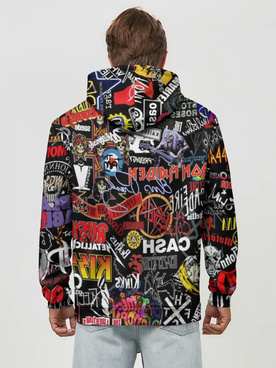 Худи мужской база хлопок / Rock | Логотипы