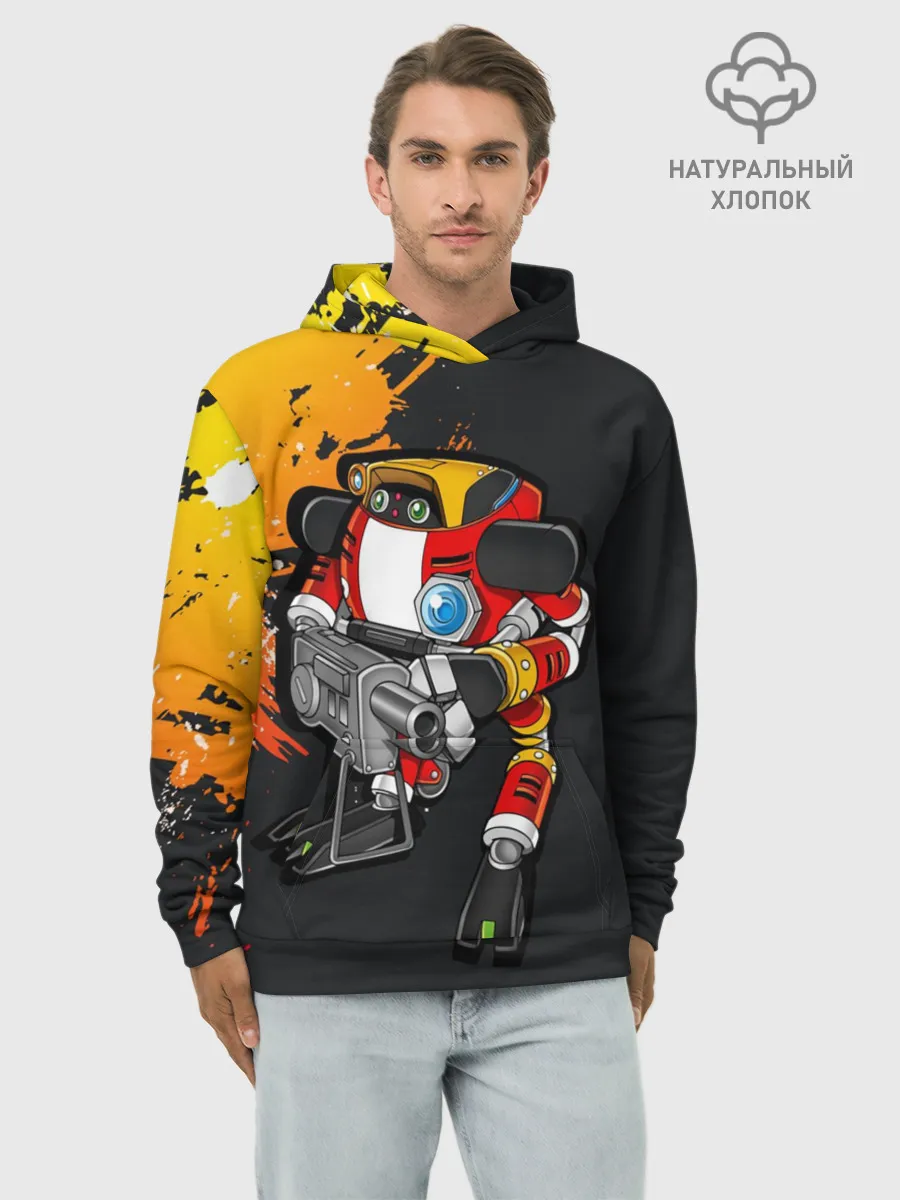 Худи мужской база хлопок / Sonic. E-102 Гамма