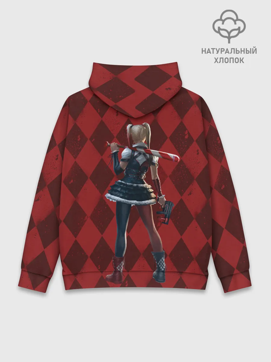 Худи мужской база хлопок / Harley Quinn