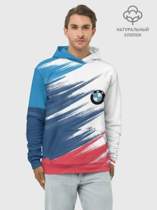 Худи мужской база хлопок / BMW