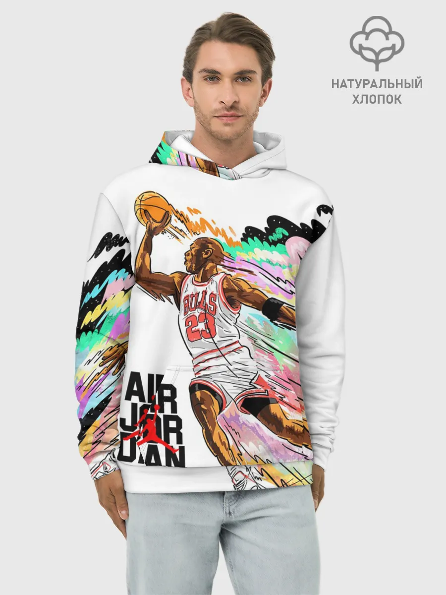 Худи мужской база хлопок / МАЙКЛ ДЖОРДАН