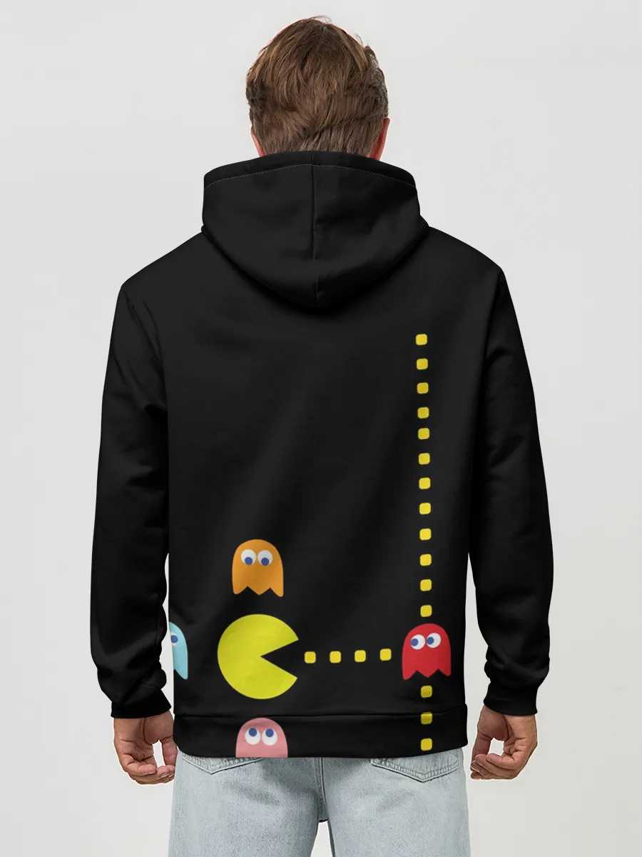 Худи мужской база хлопок / Pac-man