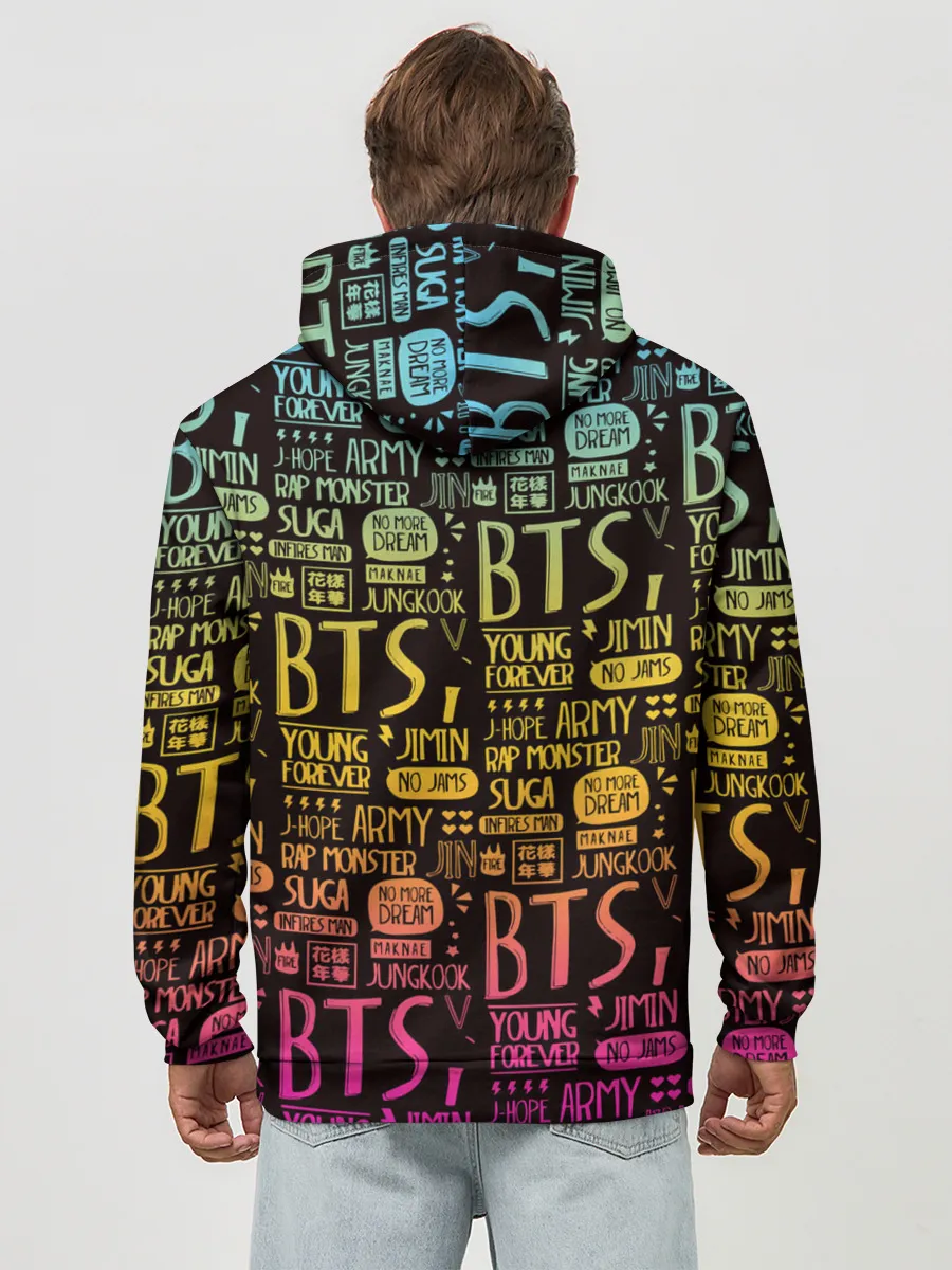 Худи мужской база хлопок / BTS