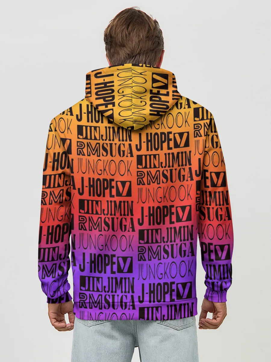 Худи мужской база хлопок / BTS