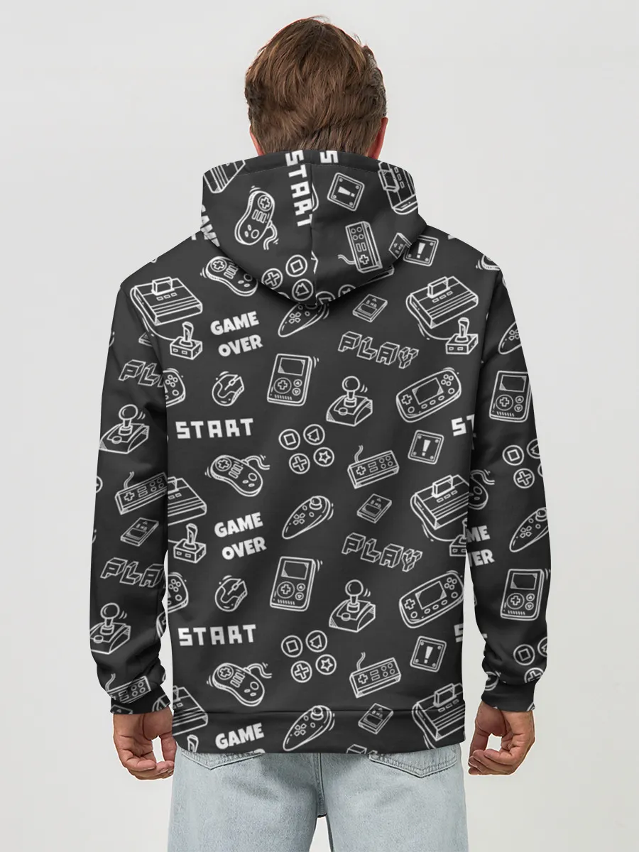 Худи мужской база хлопок / video game