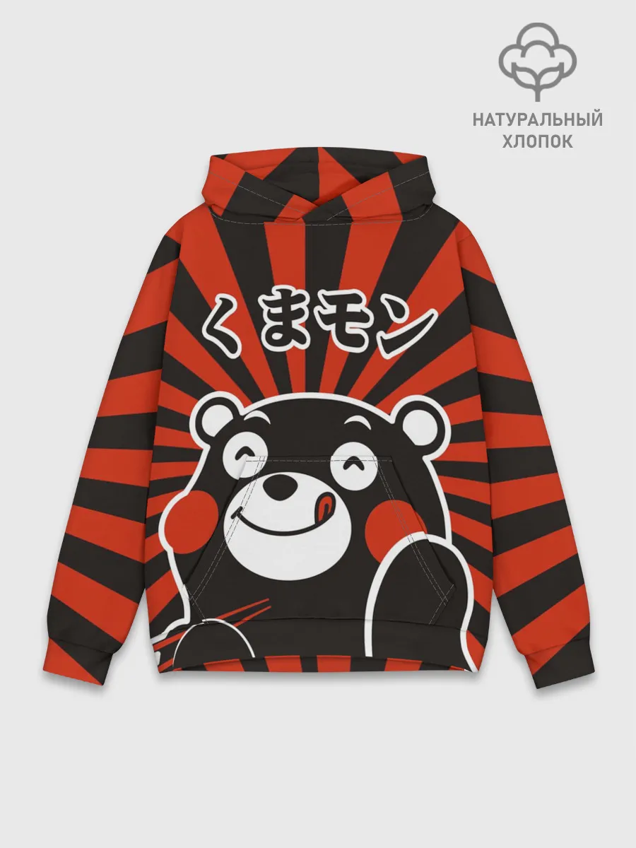 Худи мужской база хлопок / Kumamon довольный