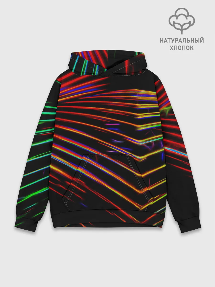 Худи мужской база хлопок / STRIPES COLOR