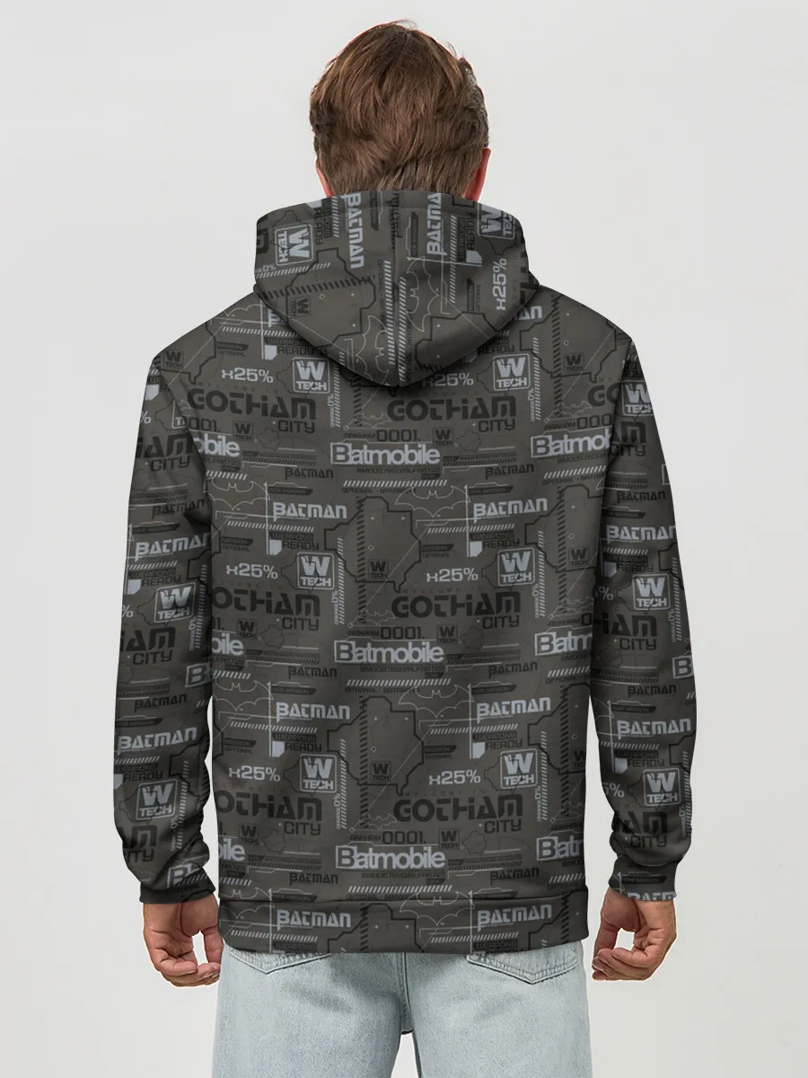 Худи мужской база хлопок / Batmobile