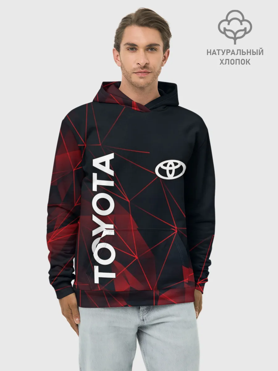 Худи мужской база хлопок / TOYOTA