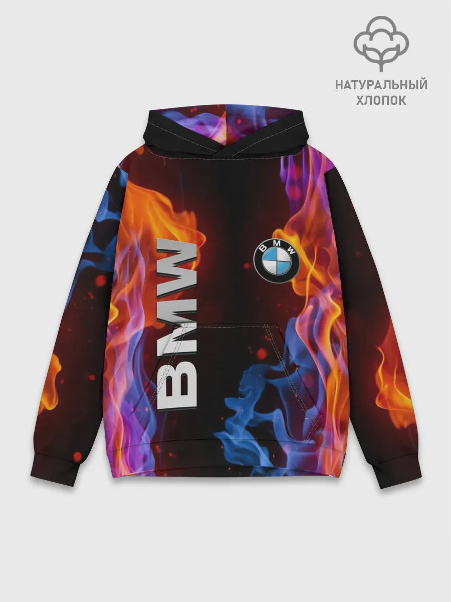 Худи мужской база хлопок / BMW